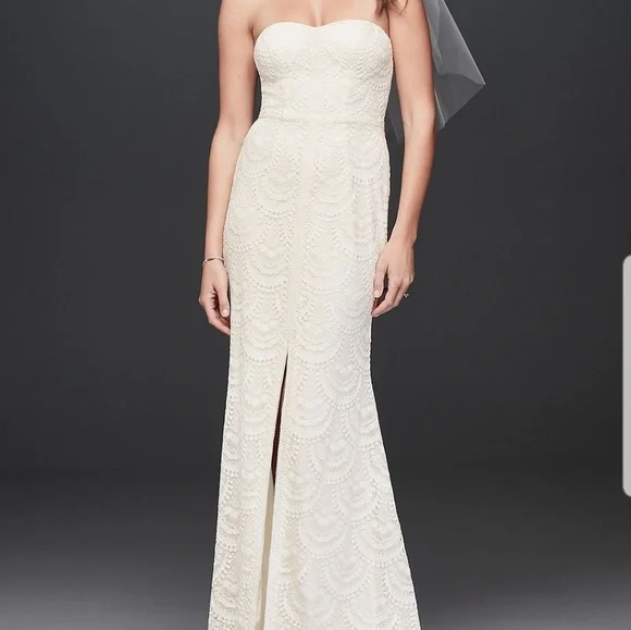 lace bodice dress La Femme Prom Dress With Beautiful Lace Bodice And Jersey Skirt - Black main image 0